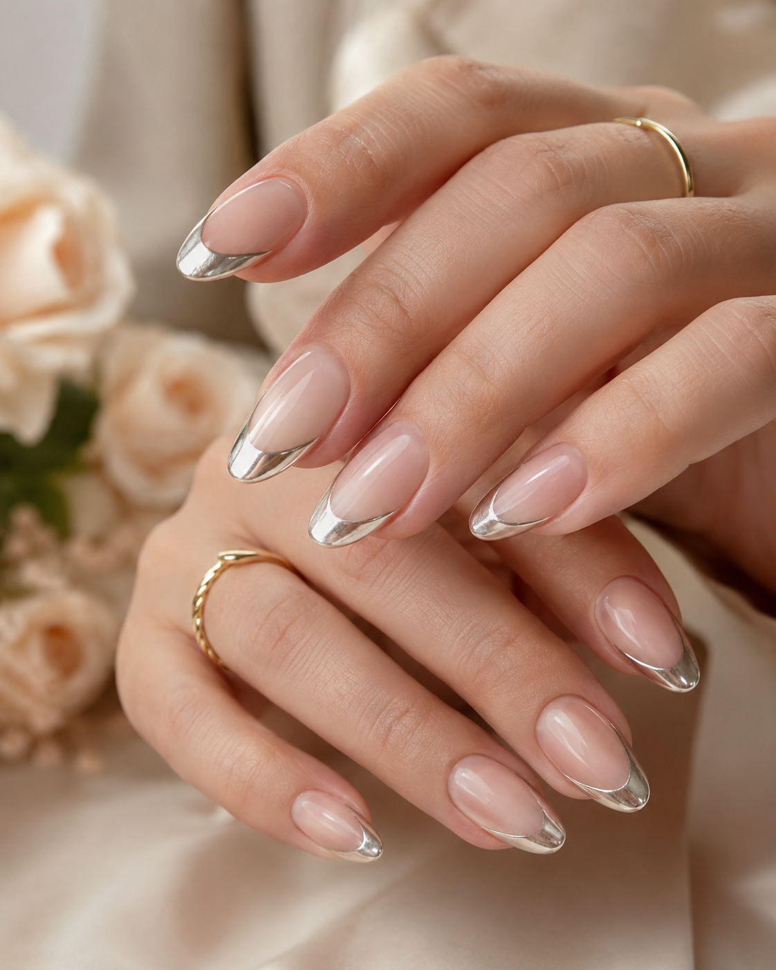 Chrome French Tips